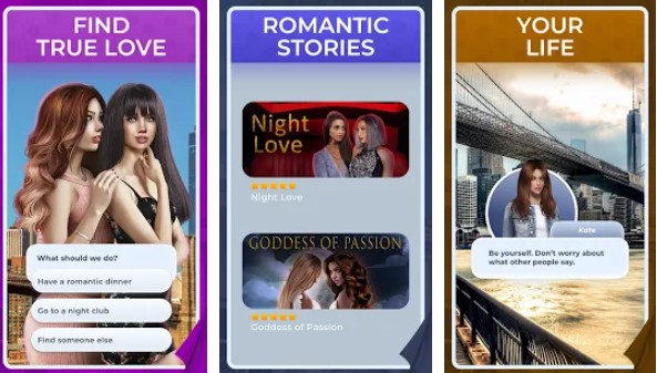 Gameplay screenshot from candy lgbtq plus interactive love stories early access for Android