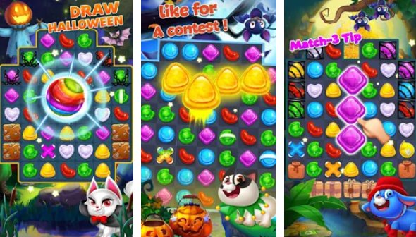 Gameplay screenshot from candy royal for Android
