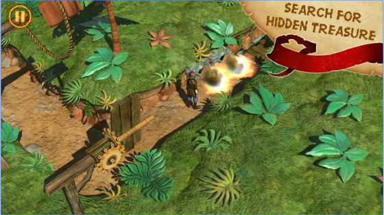 Gameplay screenshot from captain sabertooth lama rama for Android