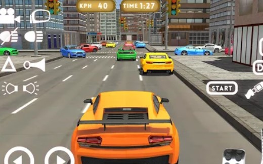 Gameplay screenshot from car driving school 2018 for Android