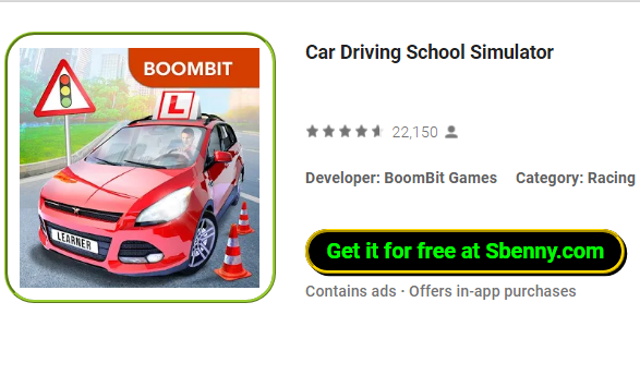 car driving school simulator
