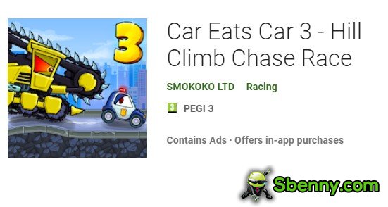 car eats car 3 hill climb chase race