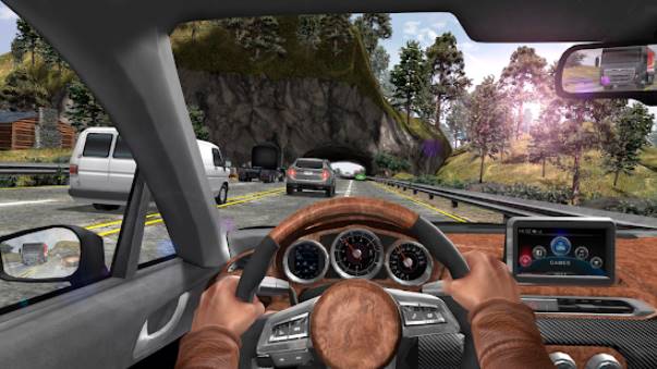 Gameplay screenshot from car in traffic 2018 for Android