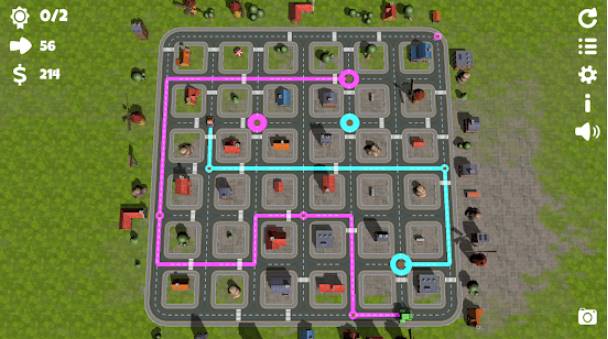 Gameplay screenshot from car puzzler for Android