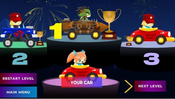 Gameplay screenshot from car racing challenge climb car racing for Android