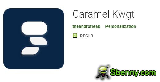 caramel kwgt
