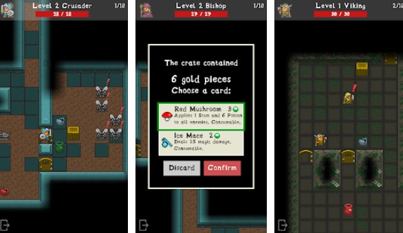 Gameplay screenshot from card crusade for Android
