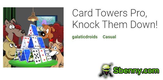 کارت های برج کارت آنها را به زمین می اندازد