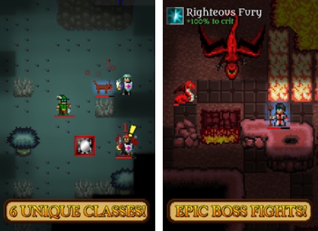 Gameplay screenshot from cardinal quest 2 for Android