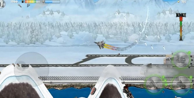 Gameplay screenshot from carpet bombing 2 for Android