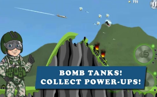 carpet bombing fighter bomber attack MOD APK Android