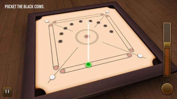 Gameplay screenshot from carrom 3d for Android
