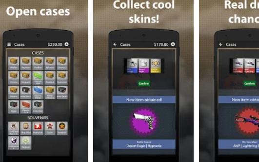Gameplay screenshot from case opener ultimate for Android