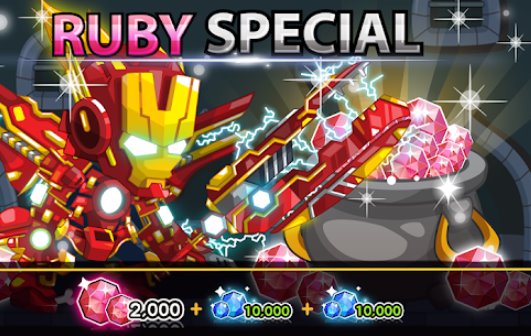 Gameplay screenshot from cash knight ruby special for Android