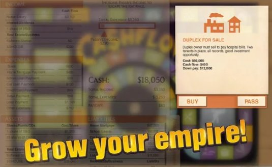 Gameplay screenshot from cashflow for Android