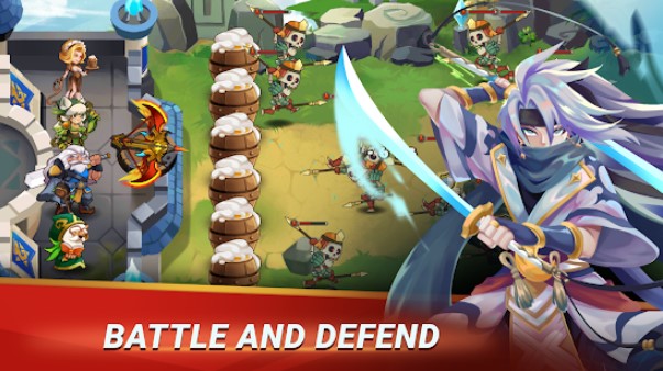 Gameplay screenshot from castle defender premium for Android