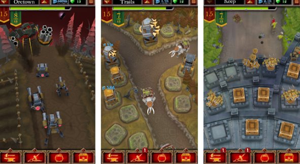 Gameplay screenshot from castle fusion idle clicker for Android