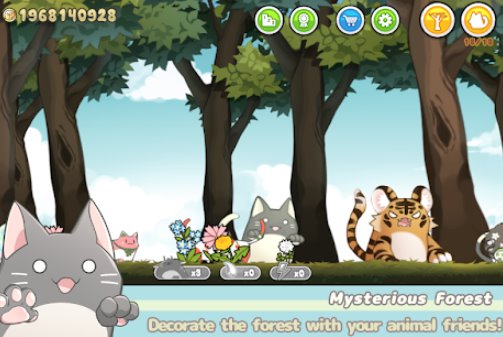 Gameplay screenshot from cat in the woods vip for Android