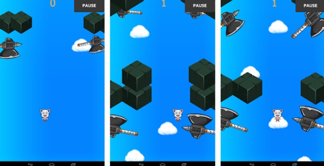 Gameplay screenshot from cat rush pro for Android