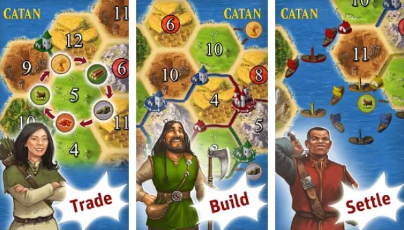 Gameplay screenshot from catan classic for Android