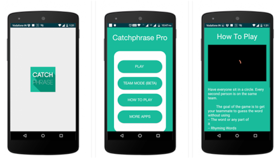 Gameplay screenshot from catchphrase pro for Android