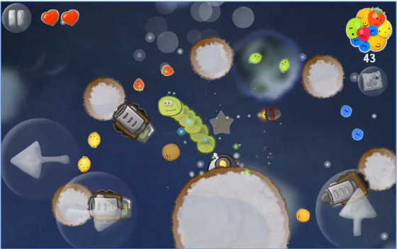 Gameplay screenshot from caterzillar for Android