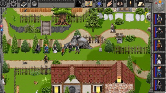 Gameplay screenshot from caves of lore for Android
