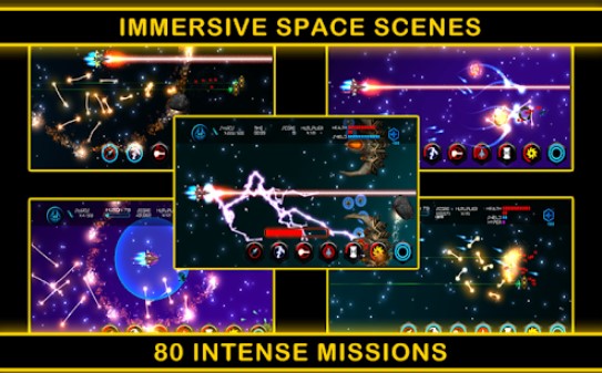 Gameplay screenshot from celestial assault 2 full for Android