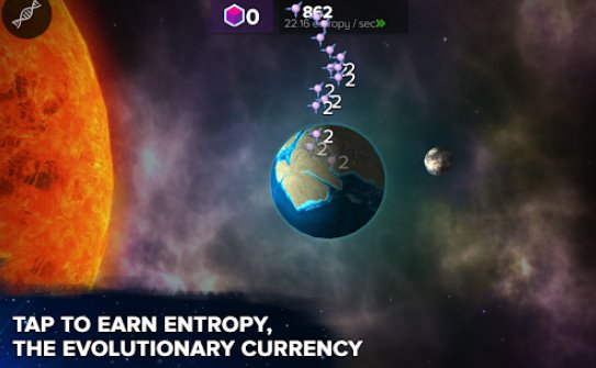 Gameplay screenshot from cell to singularity evolution never ends for Android