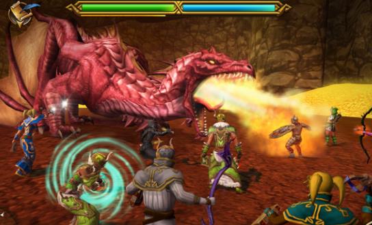 Gameplay screenshot from celtic heroes 3d mmorpg for Android