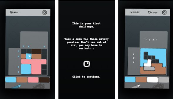 Gameplay screenshot from challenge picross for Android
