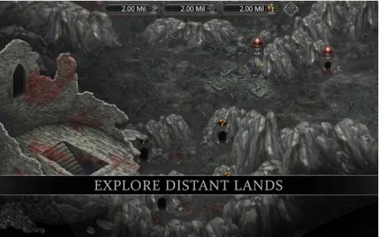 Gameplay screenshot from champions of avan idle rpg for Android