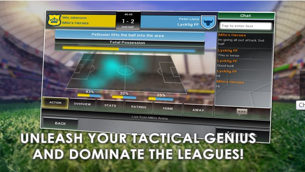 Gameplay screenshot from championship manager all stars for Android