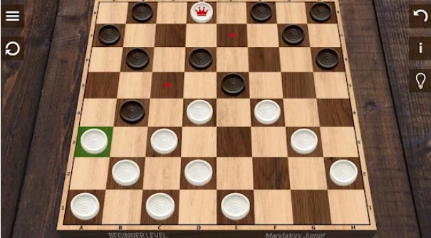 Gameplay screenshot from checkers for Android
