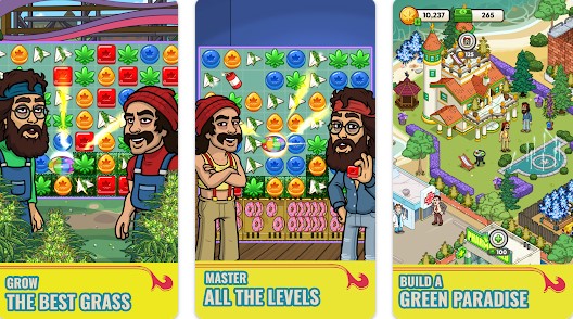 Gameplay screenshot from cheech and chong s kush kingdom for Android