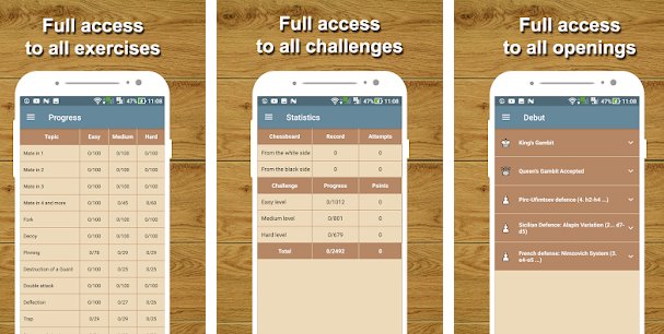 Gameplay screenshot from chess coach pro for Android