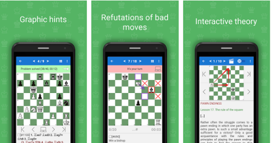 Gameplay screenshot from chess strategy for beginners for Android