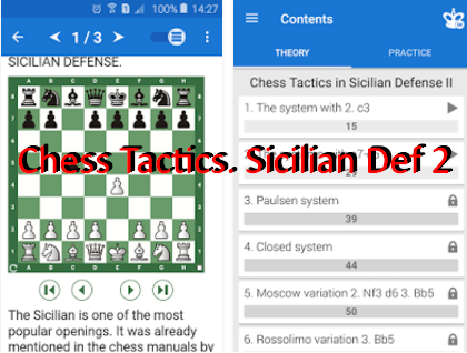 Schach Taktik sizilianische def 2
