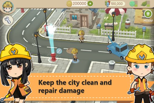 Gameplay screenshot from chibi town for Android