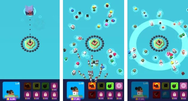 Gameplay screenshot from chicken td for Android