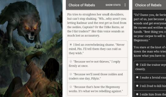 Gameplay screenshot from choice of rebels uprising for Android