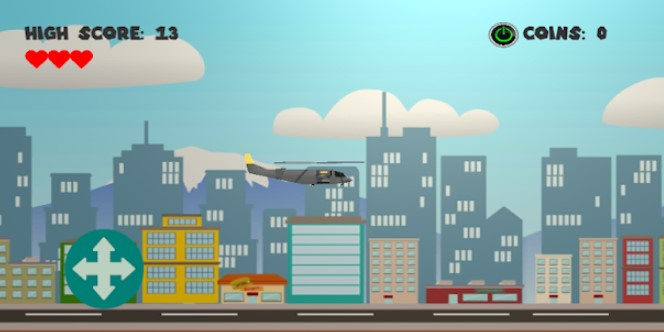 Gameplay screenshot from chopper escape pro for Android