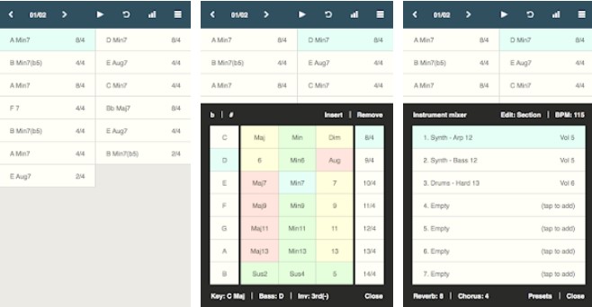 Gameplay screenshot from chordbot for Android