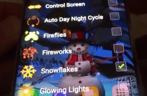 Рождественский зимний лес 3D живые обои MOD APK Android
