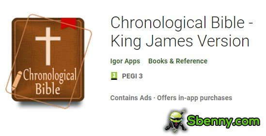 chronologiczna Biblia króla Jakuba w wersji