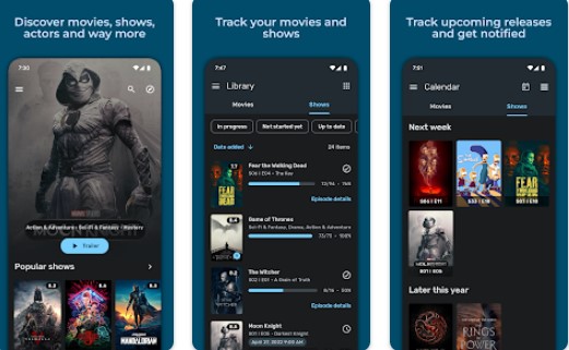 Gameplay screenshot from cinexplore movie and ttracker for Android