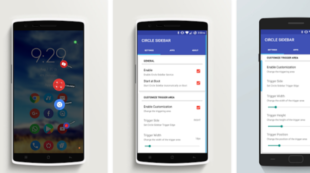 Gameplay screenshot from circle sidebar pro for Android