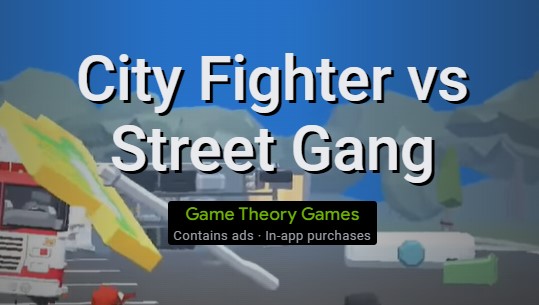 combattant de la ville contre gang de rue