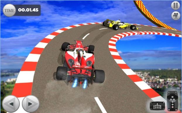 Gameplay screenshot from city formula racing 2017 for Android