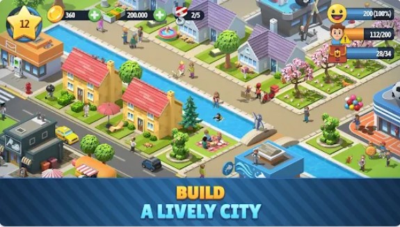 Gameplay screenshot from city island 6 building life for Android